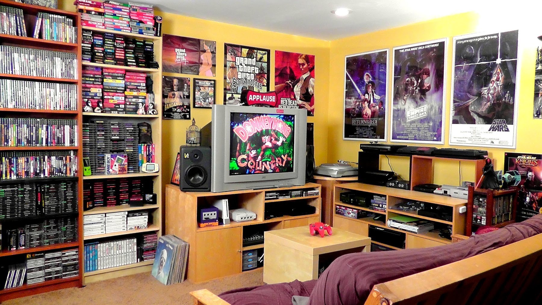 The Finished Video Game Room