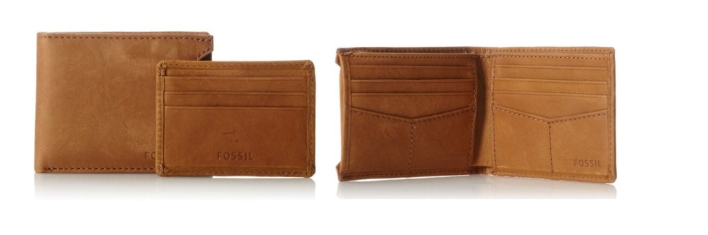 fossil leather wallets