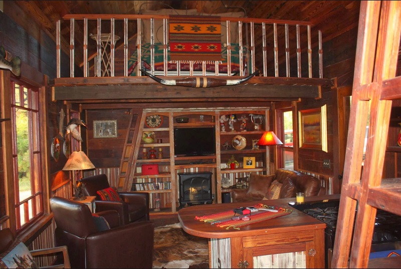western style man cave