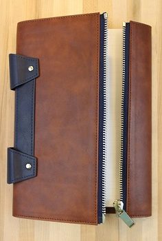 mens leather journal with zipper