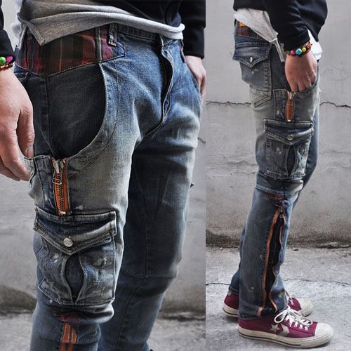 cool mens jeans pocket